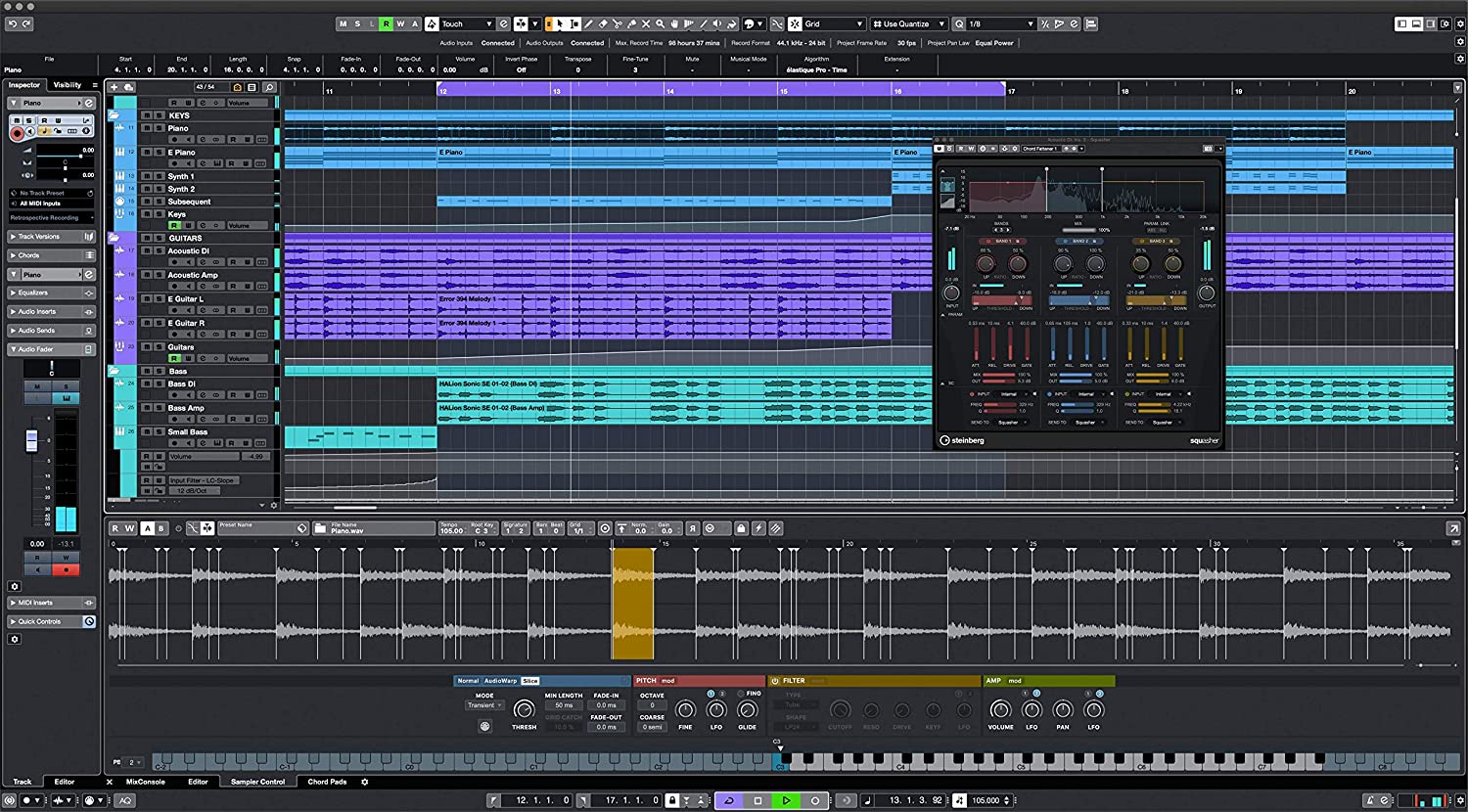 digital performer 8 vs cubase 7